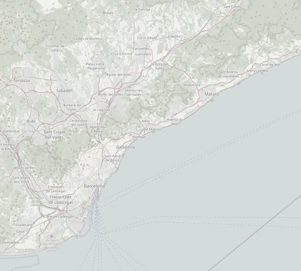 Mapa de la zona donde trabaja Noves Instal·lacions